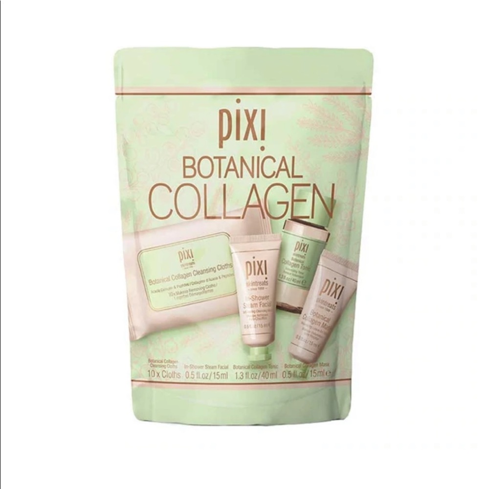 PIXI Botanical Collagen Beauty In A Bag Cleansing Cloths Steam Facial Tonic Mask